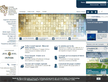 Tablet Screenshot of consiglio.regione.vda.it