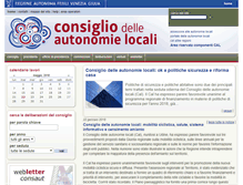 Tablet Screenshot of consiglioautonomie.regione.fvg.it