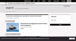 Desktop Screenshot of eventi.regione.fvg.it